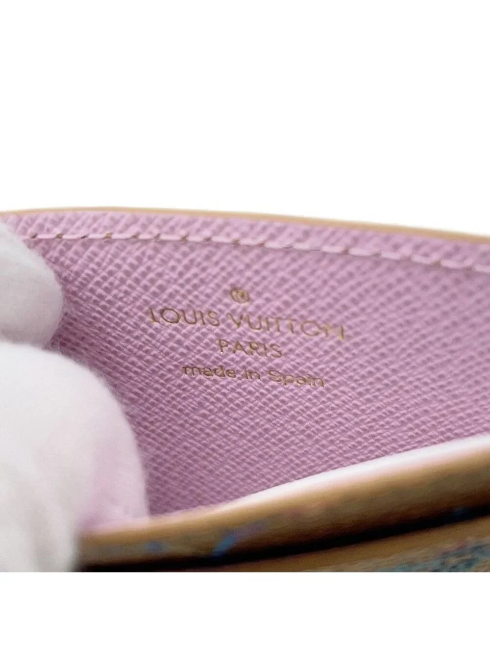 Louis Vuitton Card Case Floral Monogram LV Garden Holder Sample